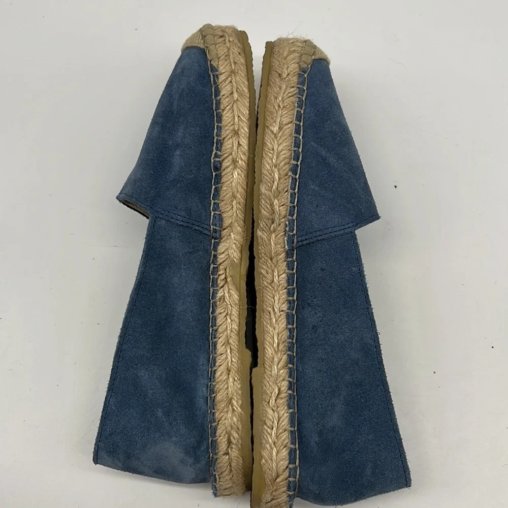 Fabiolas Blue Suede Espadrilles size EU38   US 7.5